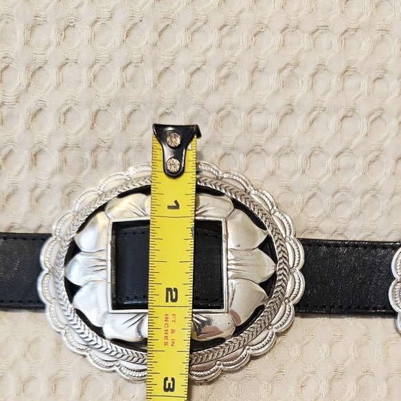 Vintage 1990s Brighton sunflower concho belt SIze Medium main image 12